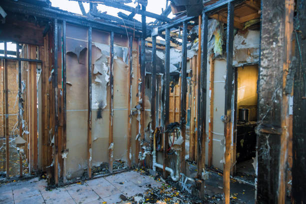 Professional Fire Damage Assessment technician working in Lake Mohawk, NJ